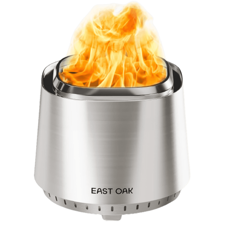 East Oak 17" Smokeless Fire Pit for $130