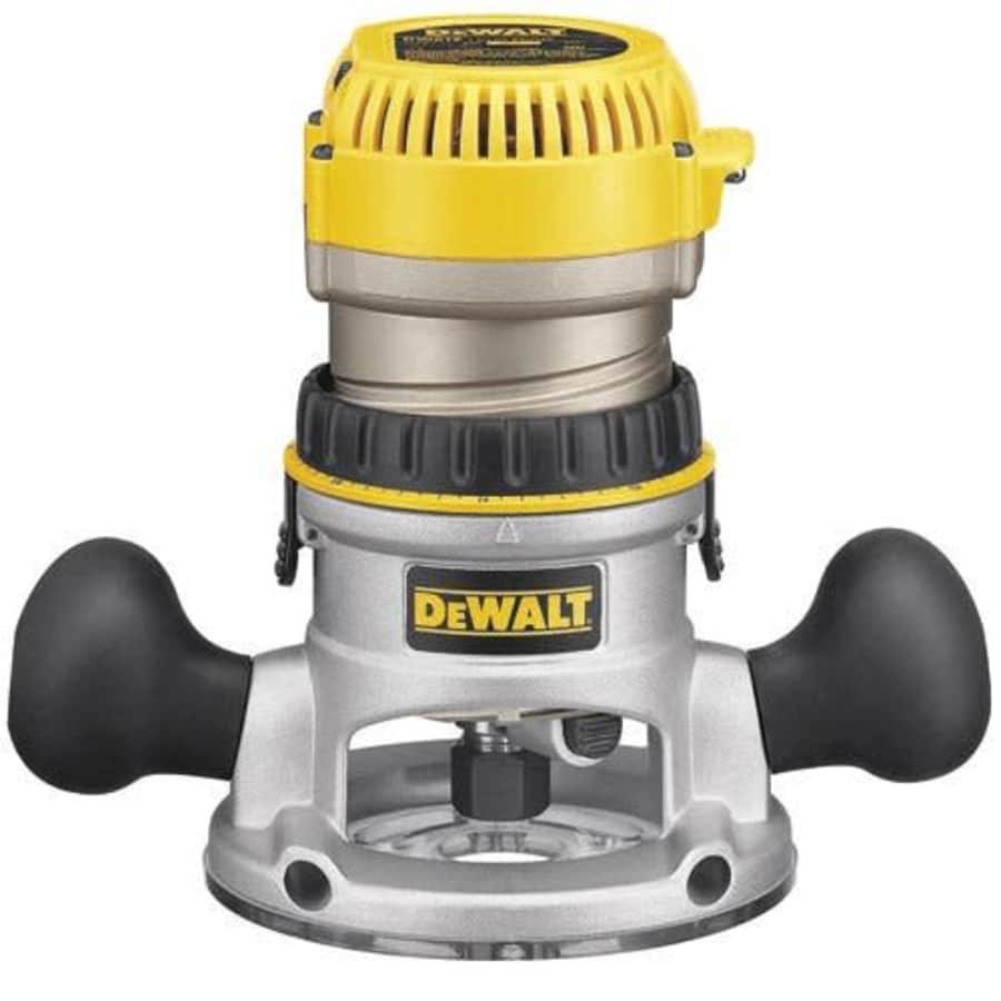 DEWALT Router, Variable Speed, Fixed Base, 2-1/4 HP (DW618K) for $201 DEWALT Router, Variable Speed, Fixed Base, 2-1/4 HP (DW618K) for $201