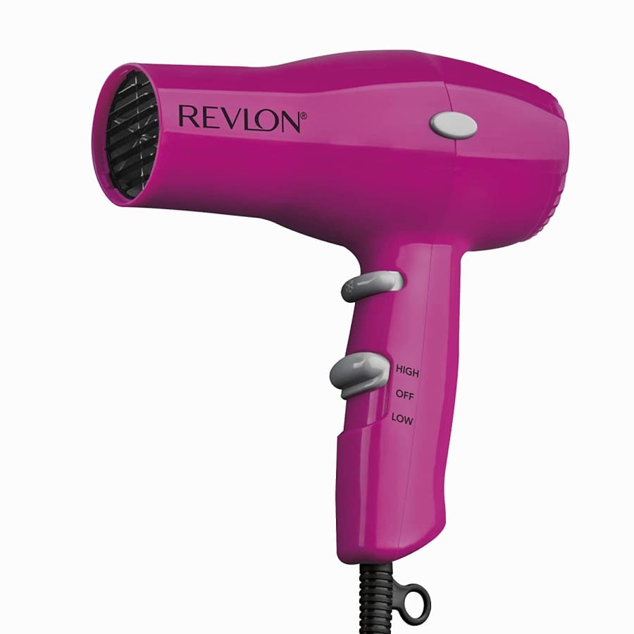 Revlon 1875W Lightweight + Compact Travel Hair Dryer for $7 Revlon 1875W Lightweight + Compact Travel Hair Dryer for $7