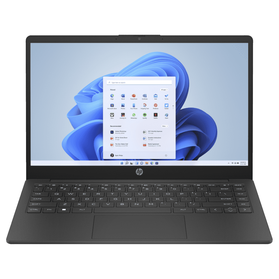 HP 14z-em000 AMD Athlon Silver 14" Laptop for $250