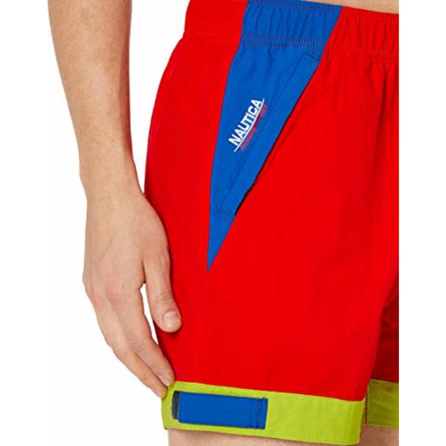 Nautica Men's Tall Quick Dry Tri-Color Logo Competition Nylon Swim Trunk, Fiery red, 2X Big for $34 Nautica Men's Tall Quick Dry Tri-Color Logo Competition Nylon Swim Trunk, Fiery red, 2X Big for $34
