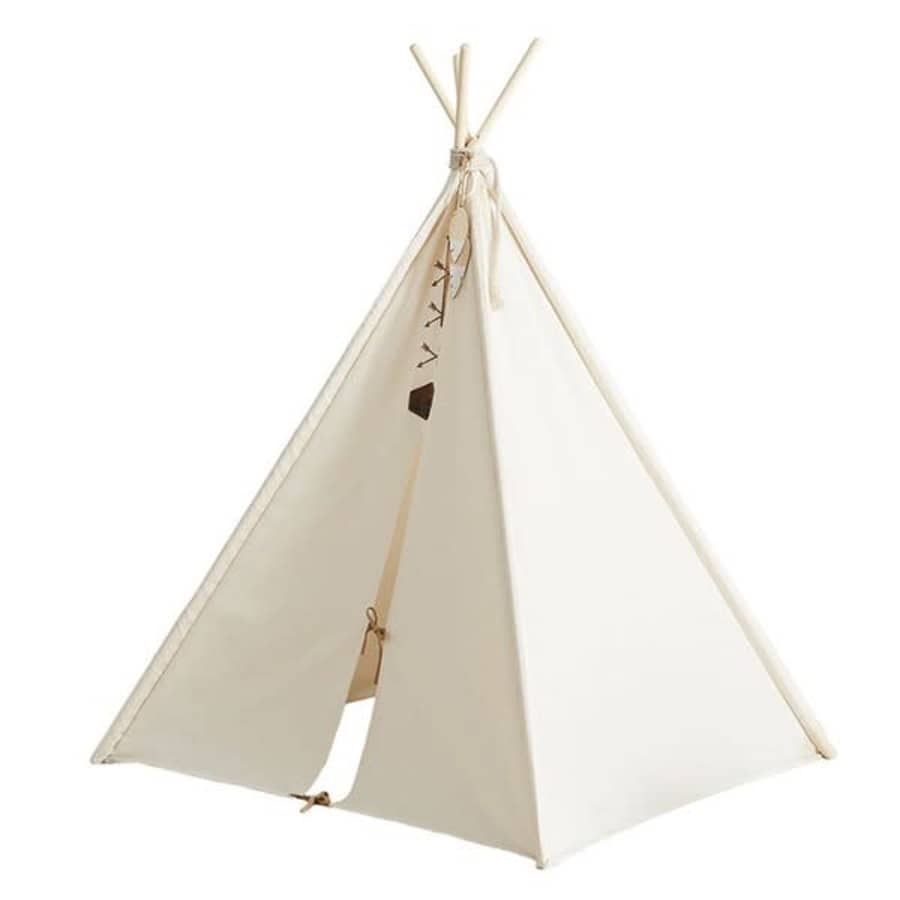 Wonder and Wise Foldable Canvas Teepee Tent for $25 Wonder and Wise Foldable Canvas Teepee Tent for $25