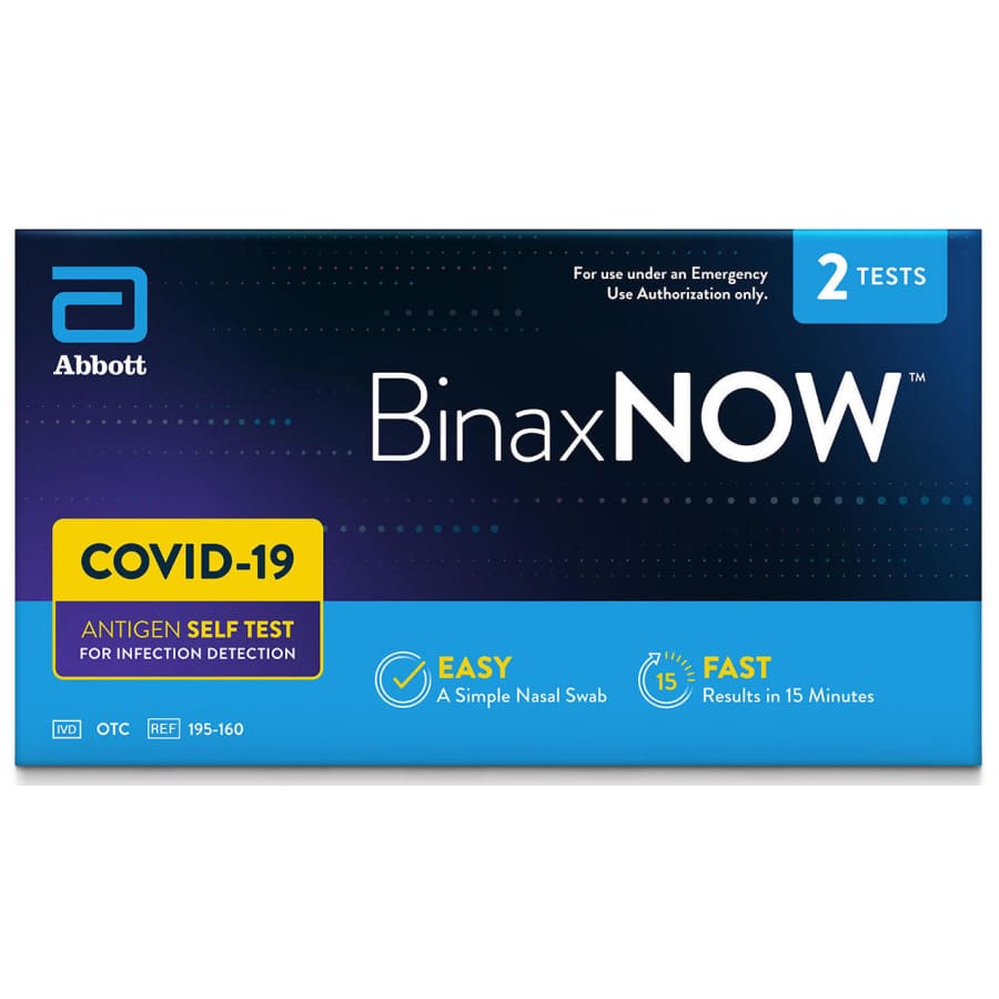 BinaxNOW COVID-19 Antigen Self Tests 2-Pack for $20 BinaxNOW COVID-19 Antigen Self Tests 2-Pack for $20