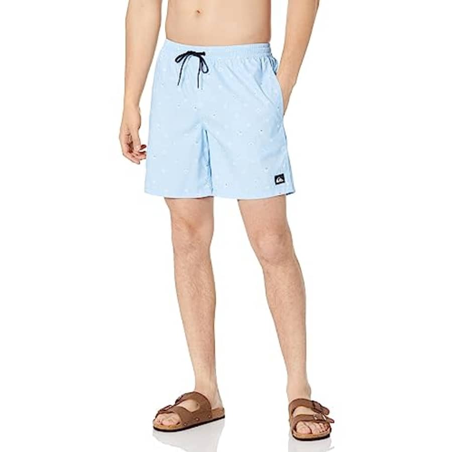 Quiksilver Men's Standard Re-Mix Volley 17 Boardshort Swim Trunk, Clear Sky 233 for $17 Quiksilver Men's Standard Re-Mix Volley 17 Boardshort Swim Trunk, Clear Sky 233 for $17