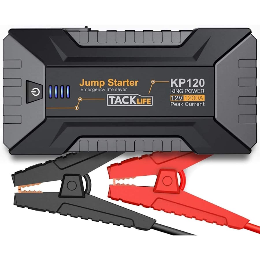 Tacklife 1,200A 12V Jump Starter for $48