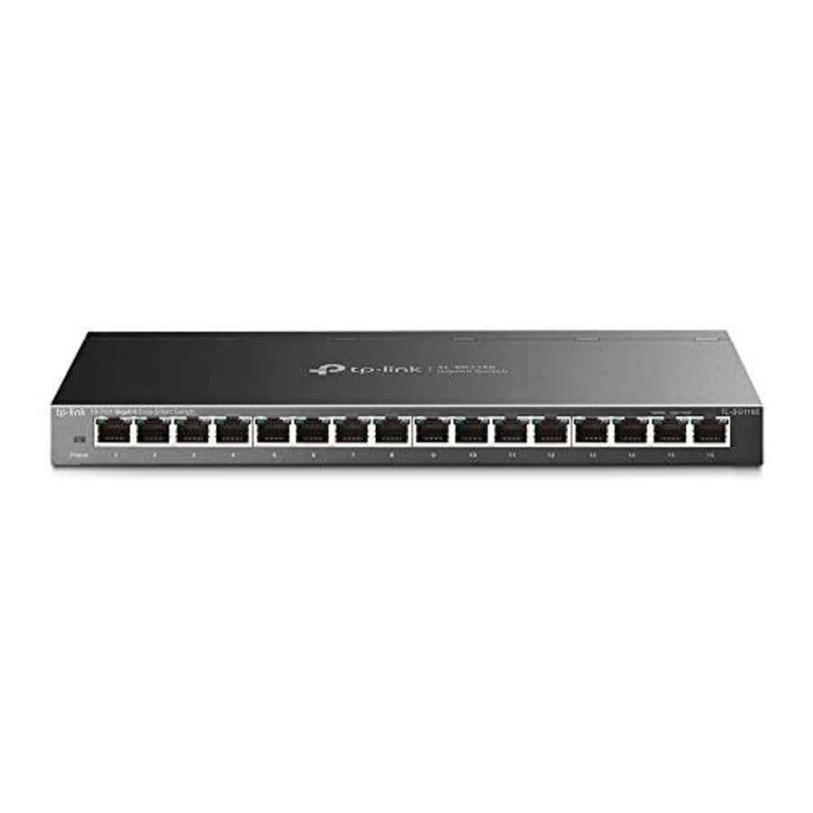 TP-Link 16 Port Gigabit Switch, Easy Smart Managed, Plug & Play, Limited Lifetime Protection, for $88
