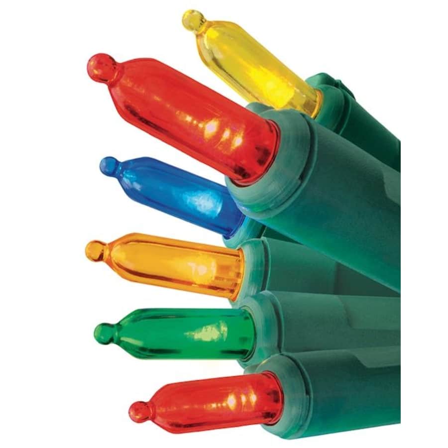 GE StayBright 100-Count 24.7-ft Multicolor LED Plug-In Christmas String Lights for $6 GE StayBright 100-Count 24.7-ft Multicolor LED Plug-In Christmas String Lights for $6