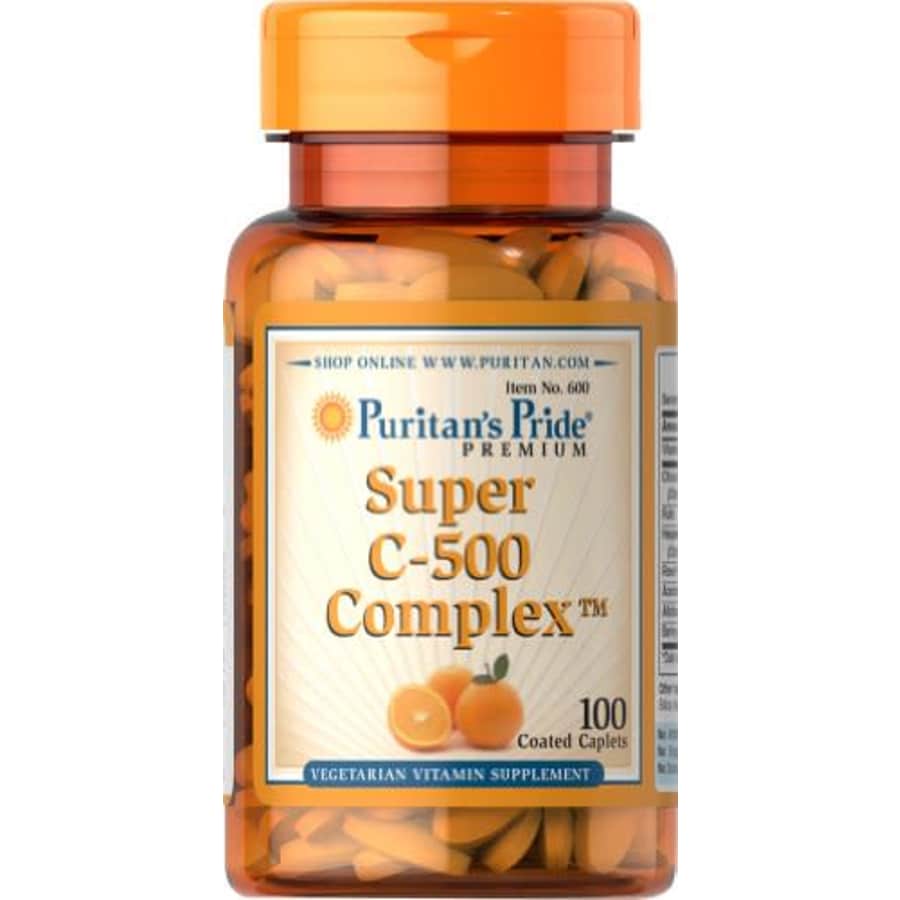 Puritan's Pride Vitamin C-500 Complex-100 Coated Caplets for $12
