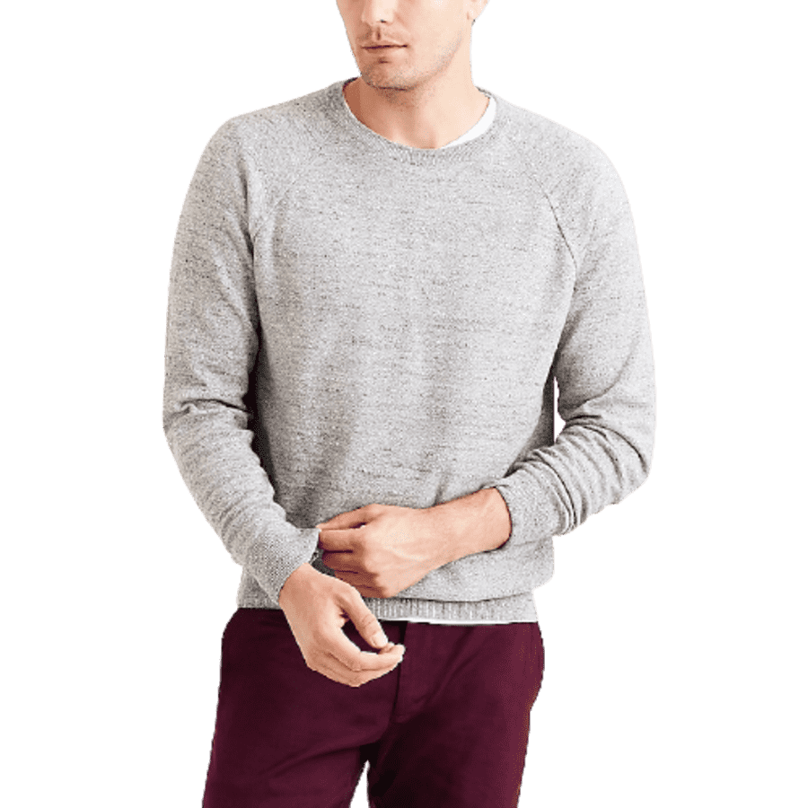 J.Crew Factory Men's Textured Cotton Sweater for $35