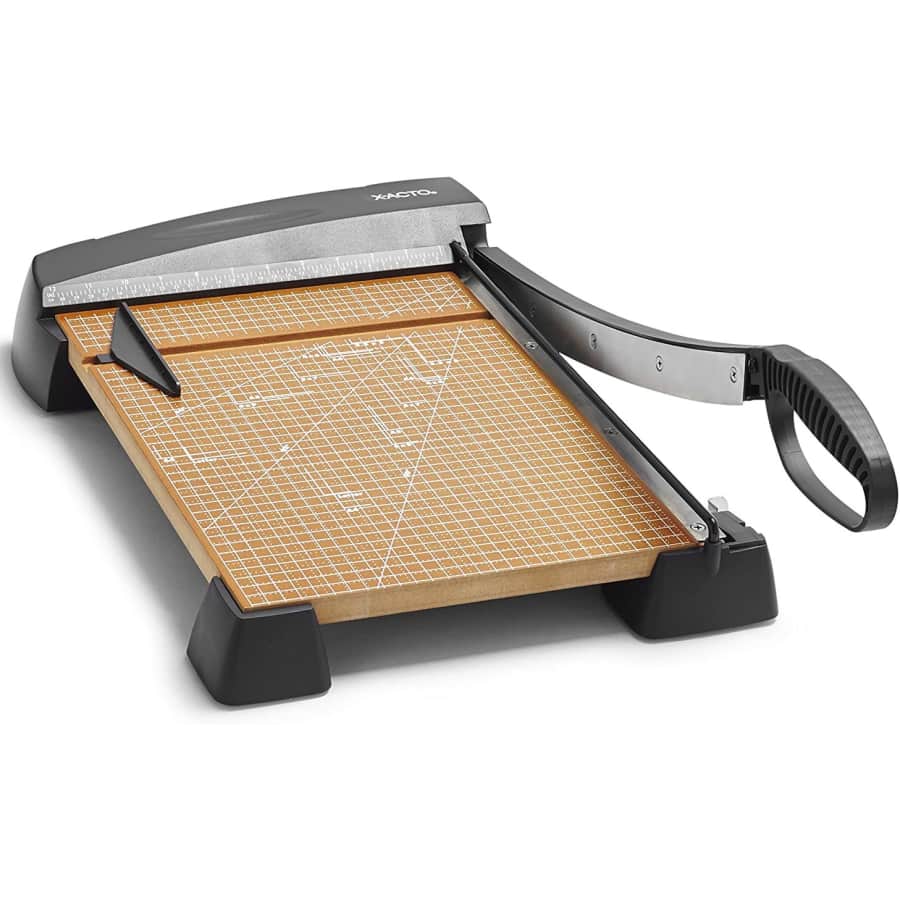 X-Acto Heavy Duty Wood Guillotine Paper Trimmer for $52