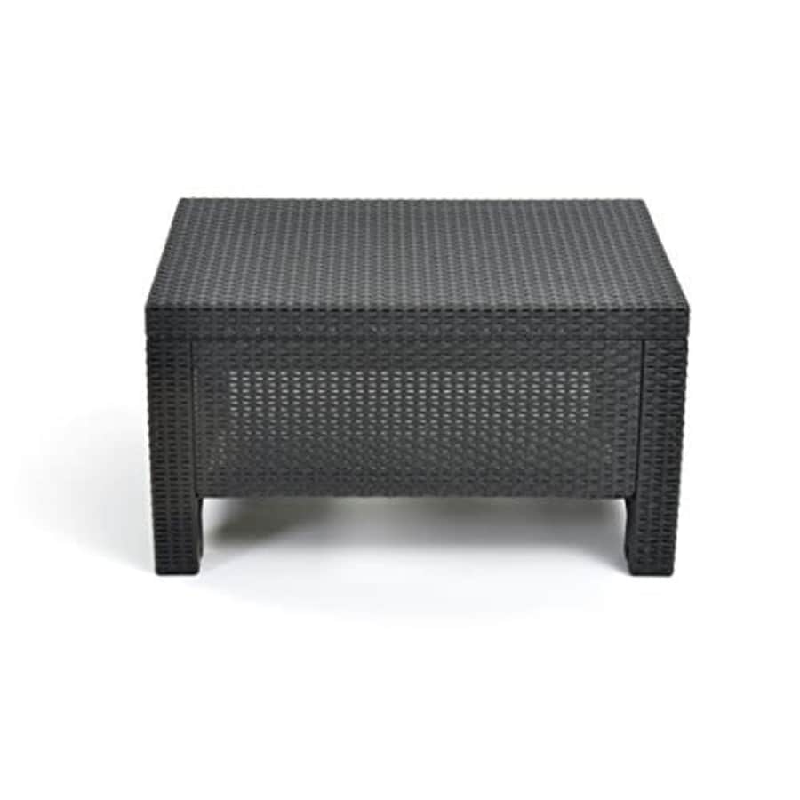 Keter Corfu Coffee Table Modern All Weather Outdoor Patio Garden Backyard Furniture, Charcoal for $200 Keter Corfu Coffee Table Modern All Weather Outdoor Patio Garden Backyard Furniture, Charcoal for $200