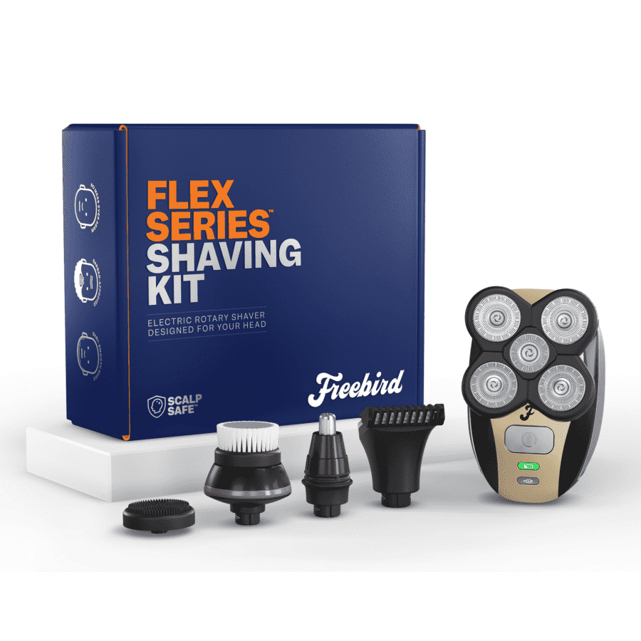 Freebird FlexSeries Head Shaving Kit for Bald Men for $56 Freebird FlexSeries Head Shaving Kit for Bald Men for $56