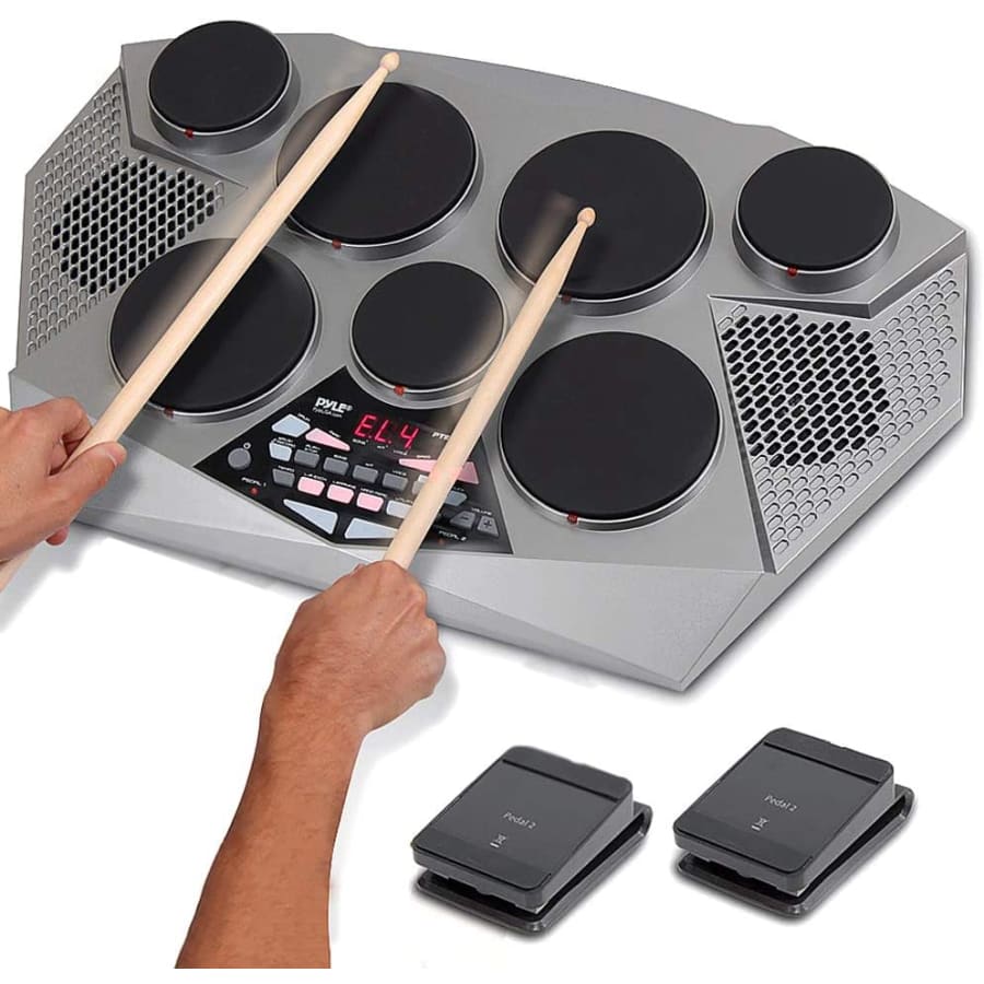 Pyle Tabletop Digital Drum Machine Kit for $160 Pyle Tabletop Digital Drum Machine Kit for $160