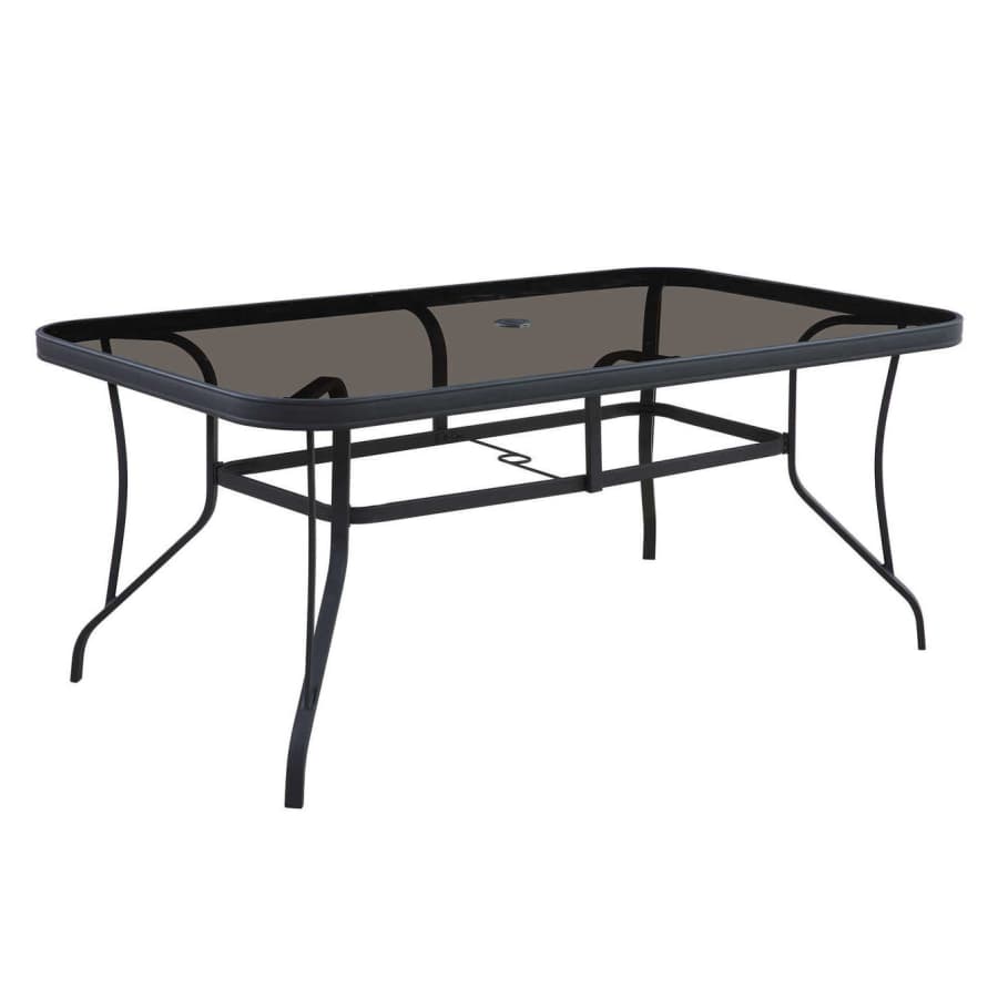 Living Accents Roscoe 66" Glass-Top Patio Dining Table for $210 Living Accents Roscoe 66" Glass-Top Patio Dining Table for $210