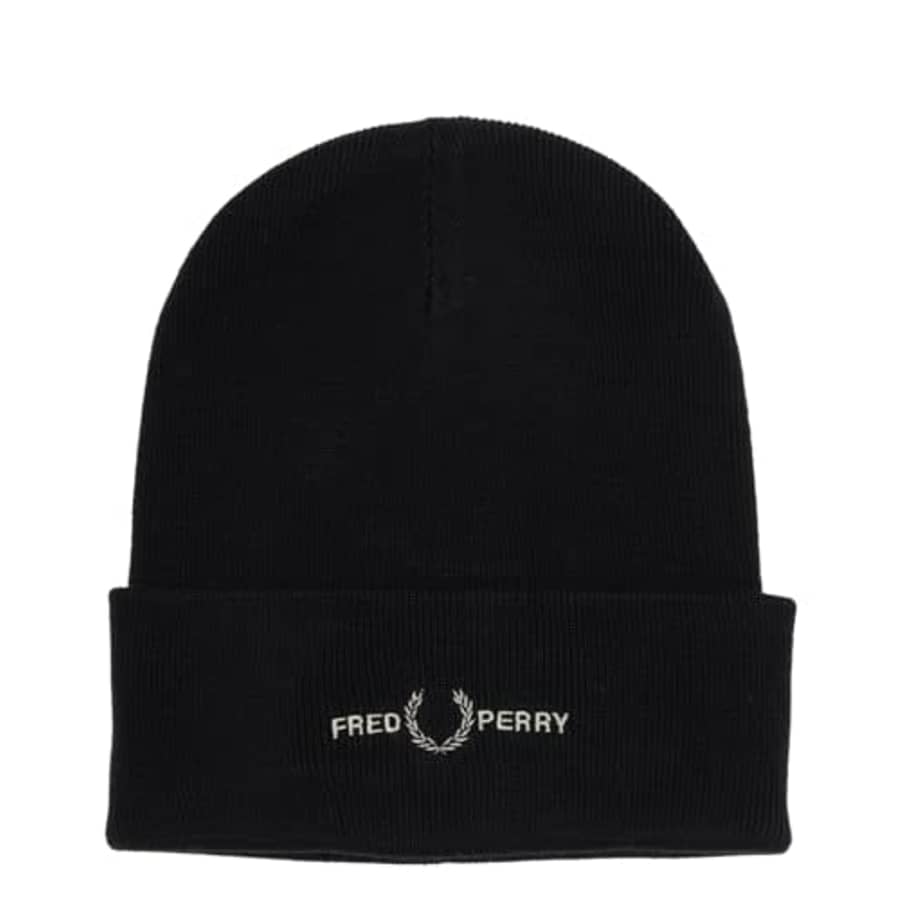 Fred Perry Men Beanie Black for $48 Fred Perry Men Beanie Black for $48