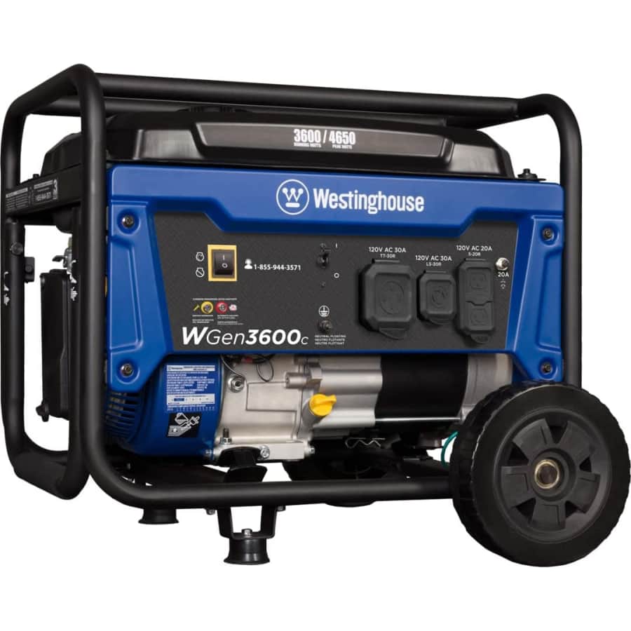 Westinghouse 4650 Watt Portable Generator for $399 Westinghouse 4650 Watt Portable Generator for $399