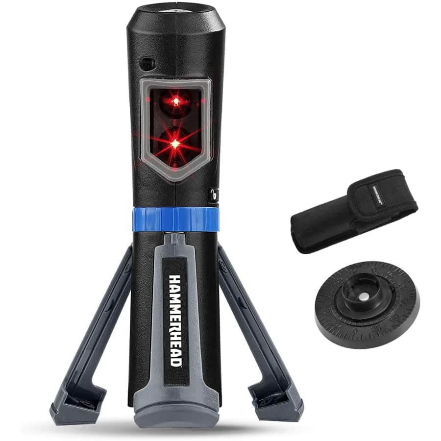 Hammerhead Compact Self-Leveling Cross Line Laser w/ Tripod for $35 Hammerhead Compact Self-Leveling Cross Line Laser w/ Tripod for $35