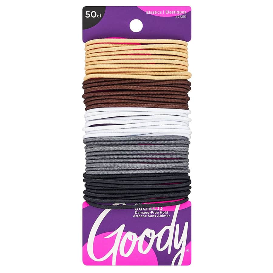Goody Girls Ouchless Hair Elastics 50-Pack for $4 Goody Girls Ouchless Hair Elastics 50-Pack for $4