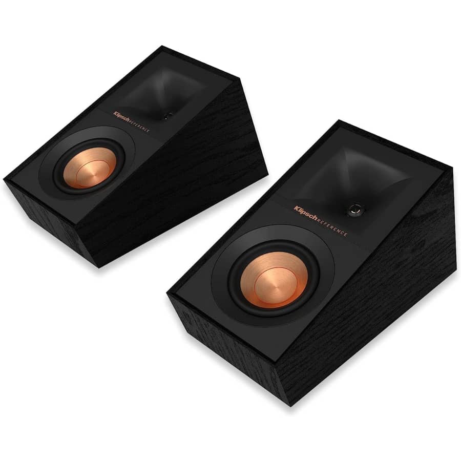 Klipsch Reference Next Generation R-40SA Dolby Atmos Speaker Pair for $300 Klipsch Reference Next Generation R-40SA Dolby Atmos Speaker Pair for $300
