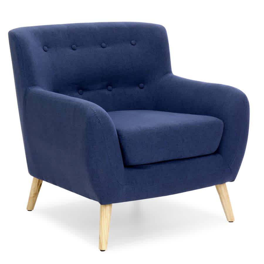 Best Choice Mid-Century Modern Tufted Linen Accent Chair for $190 Best Choice Mid-Century Modern Tufted Linen Accent Chair for $190