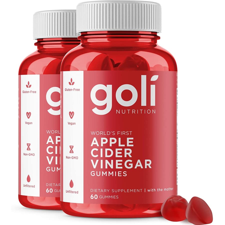 Goli Apple Cider Vinegar Gummy Vitamin 60-Count Bottle 2-Pack for $30 Goli Apple Cider Vinegar Gummy Vitamin 60-Count Bottle 2-Pack for $30