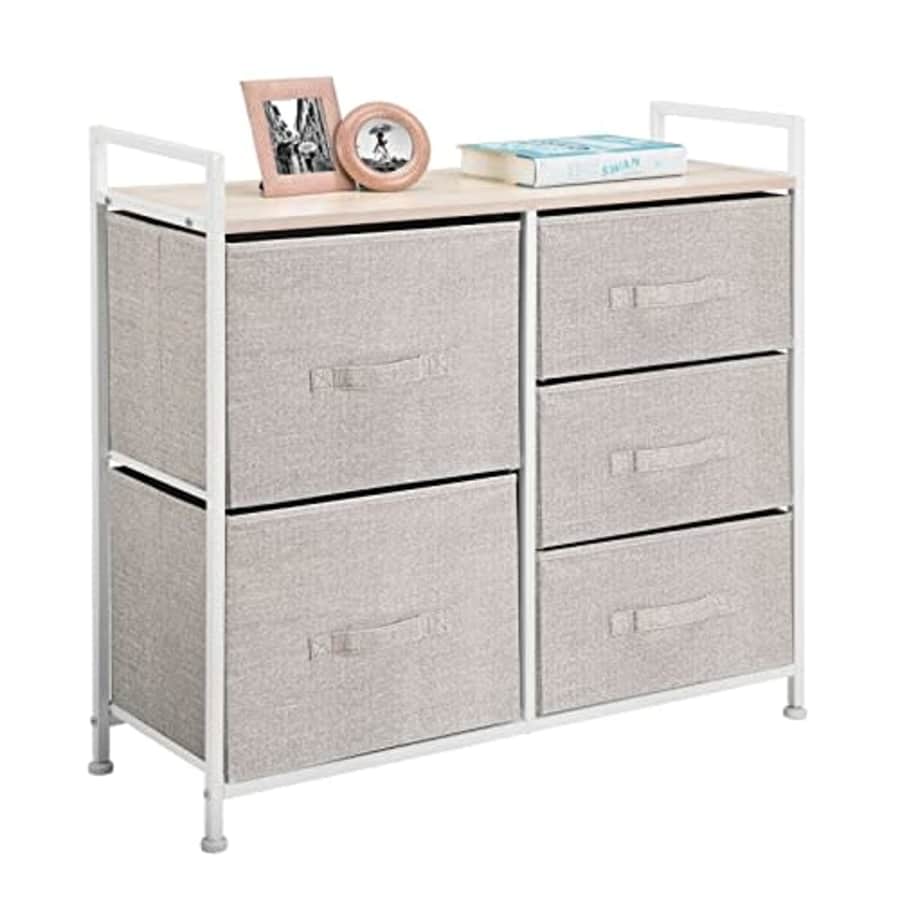 mDesign Storage Dresser Furniture Unit - Large Standing Organizer Chest for Bedroom, Office, Living for $69 mDesign Storage Dresser Furniture Unit - Large Standing Organizer Chest for Bedroom, Office, Living for $69