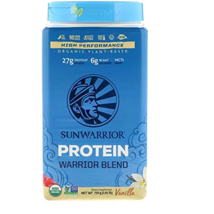 Sunwarrior Warrior Blend - Organic Vegan Plant Protein Powder with BCAAs and Pea Protein - Dairy for $43