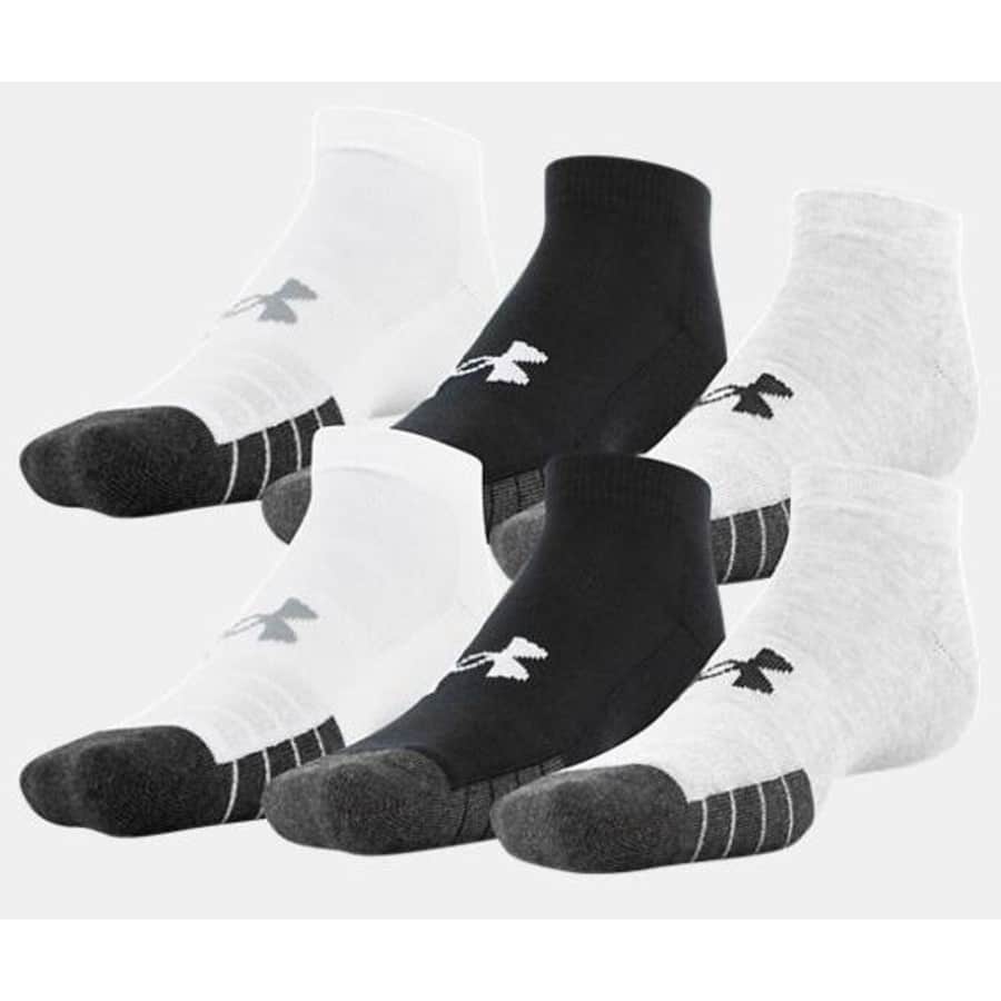 Under Armour UA Performance Tech Low Cut Socks 6-Pack for $15