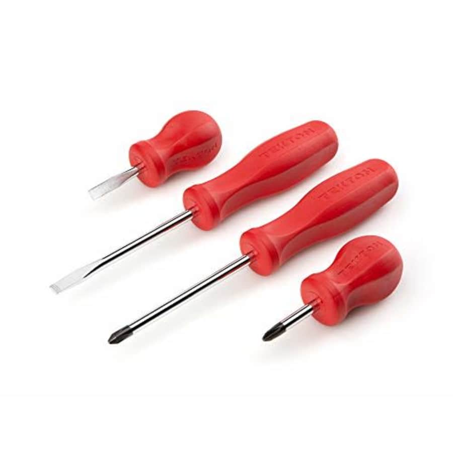 TEKTON Hard-Handle Screwdriver Set, 4-Piece (#2, 1/4 in.) | DRV42002 for $17 TEKTON Hard-Handle Screwdriver Set, 4-Piece (#2, 1/4 in.) | DRV42002 for $17