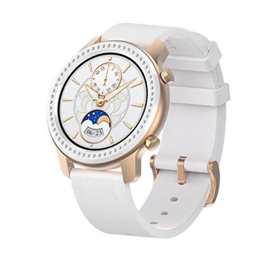 Amazfit GTR Smartwatch, Classic Design, 24/7 Heart Rate Monitor, Music Control, GPS, 10-Day Battery for $90 Amazfit GTR Smartwatch, Classic Design, 24/7 Heart Rate Monitor, Music Control, GPS, 10-Day Battery for $90