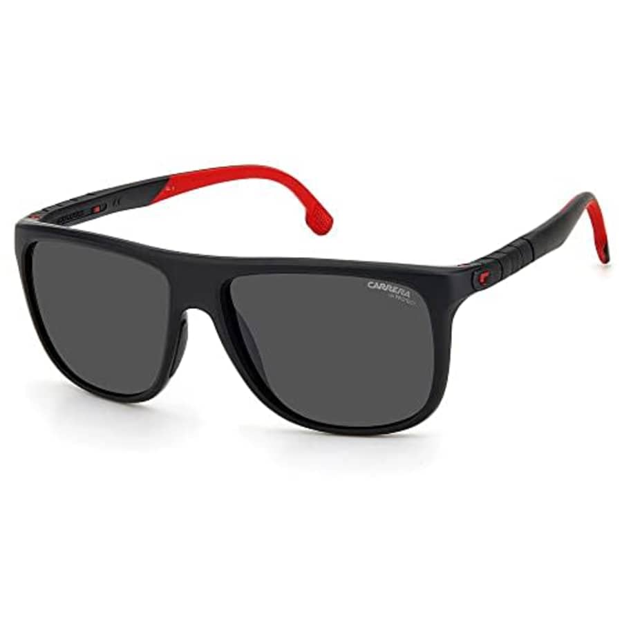 Carrera Hyperfit 17/S Sunglasses, Matte Black Frame, Grey Lens, 716736361154 for $49