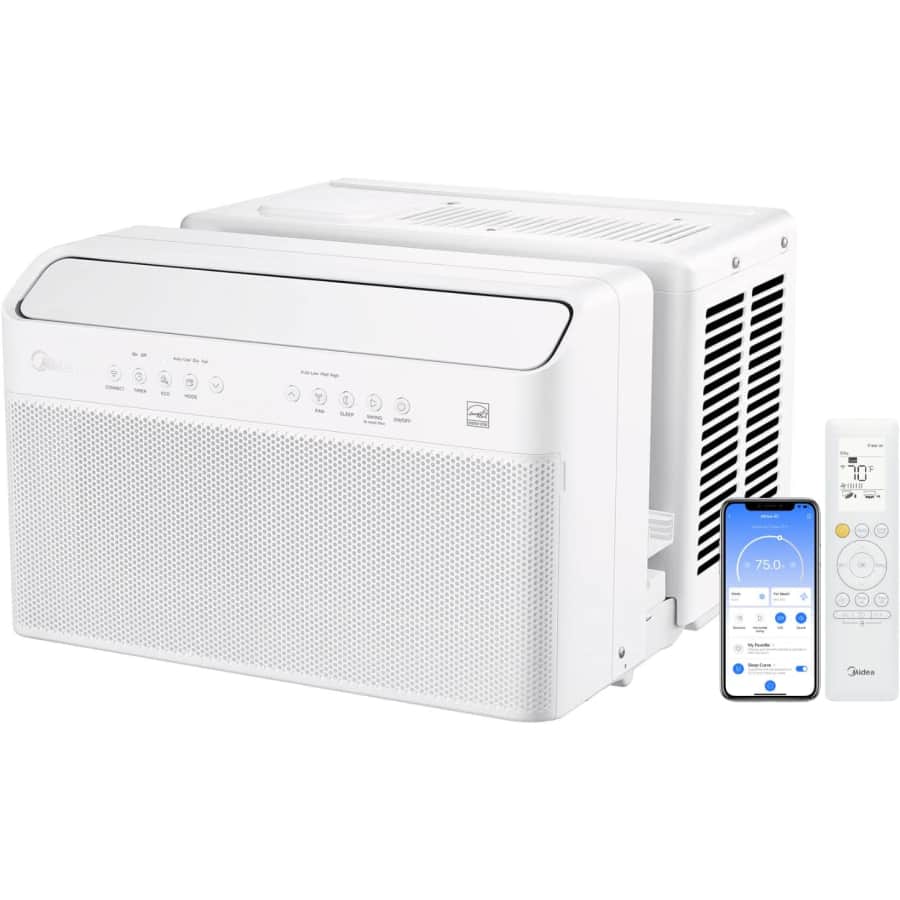 Midea 8,000 BTU U-Shaped Smart Inverter Window Air Conditioner for $297 Midea 8,000 BTU U-Shaped Smart Inverter Window Air Conditioner for $297
