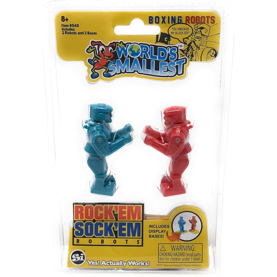 World's Smallest Rock 'Em Sock 'Em Robots for $7