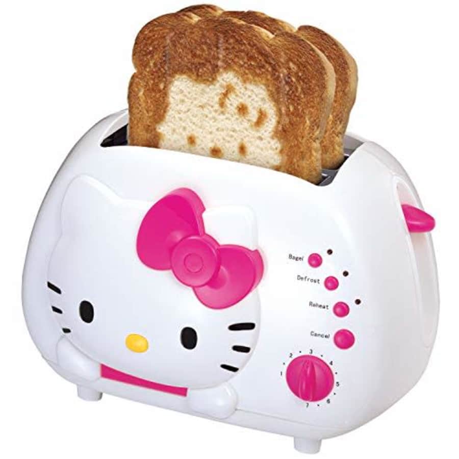 Hello Kitty 2-Slice Wide Slot Toaster With Cool Touch Exterior for $65 Hello Kitty 2-Slice Wide Slot Toaster With Cool Touch Exterior for $65