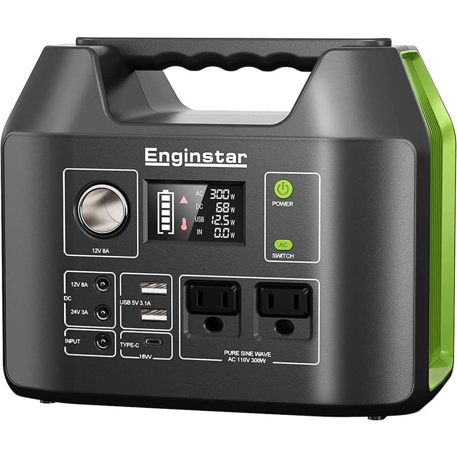 EnginStar 300W Portable Power Station for $104 w/ Prime