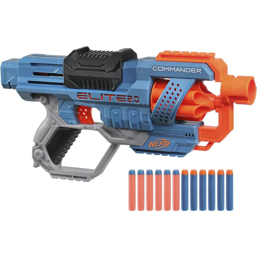 Nerf Elite 2.0 Commander RD-6 Dart Blaster for $5