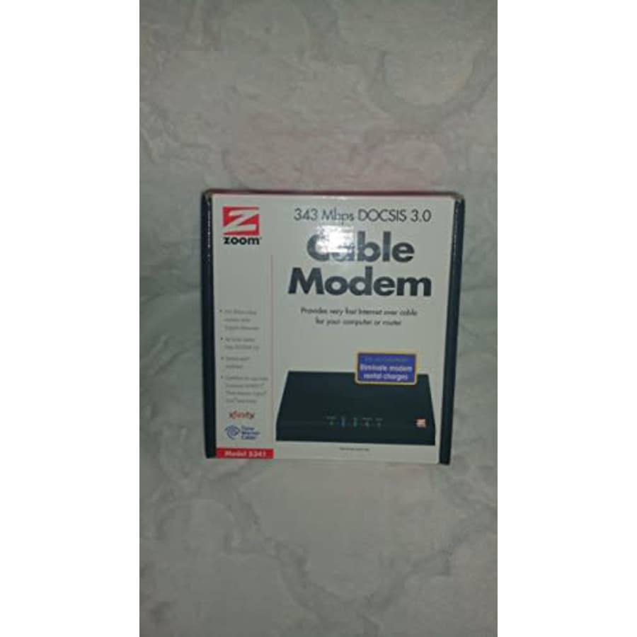 Zoom DOCSIS 3.0 Cable Modem 5341-02-03H for $42
