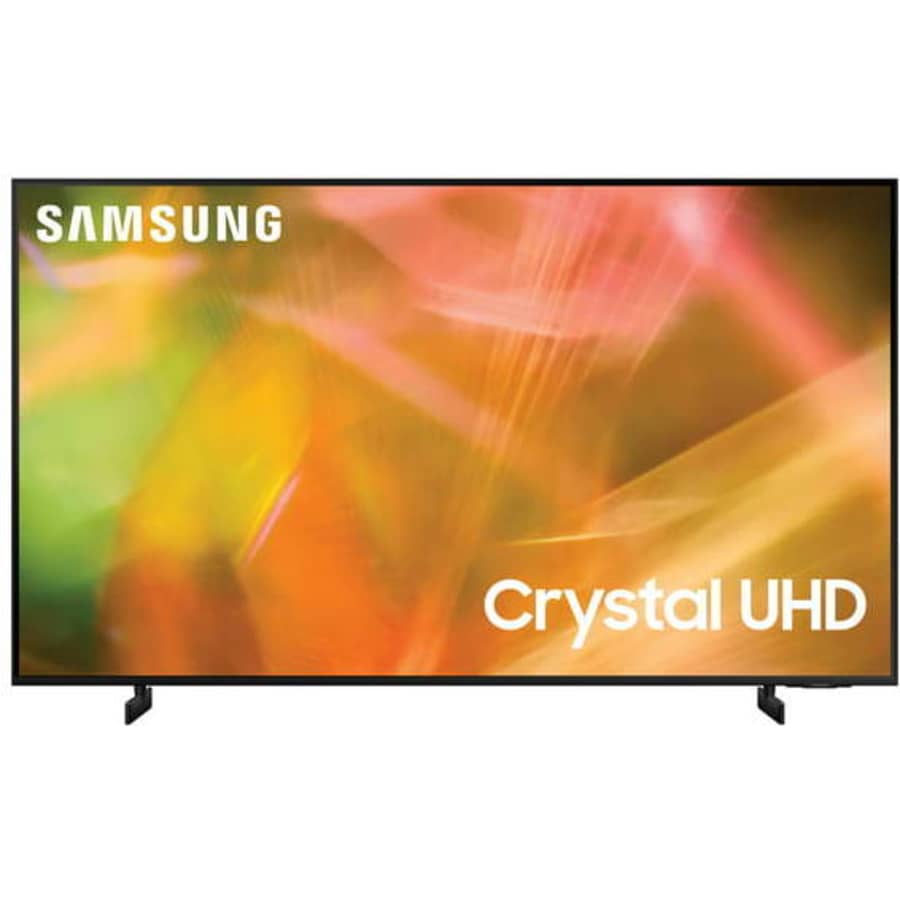 Samsung AU8000 UN43AU8000FXZA 43" 4K HDR LED UHD Smart TV (2021) for $246 in cart