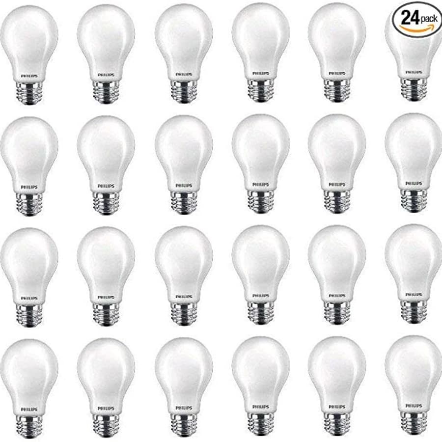 Philips 60W Equivalent A19 LED Light Bulb 24-Pack for $24 Philips 60W Equivalent A19 LED Light Bulb 24-Pack for $24