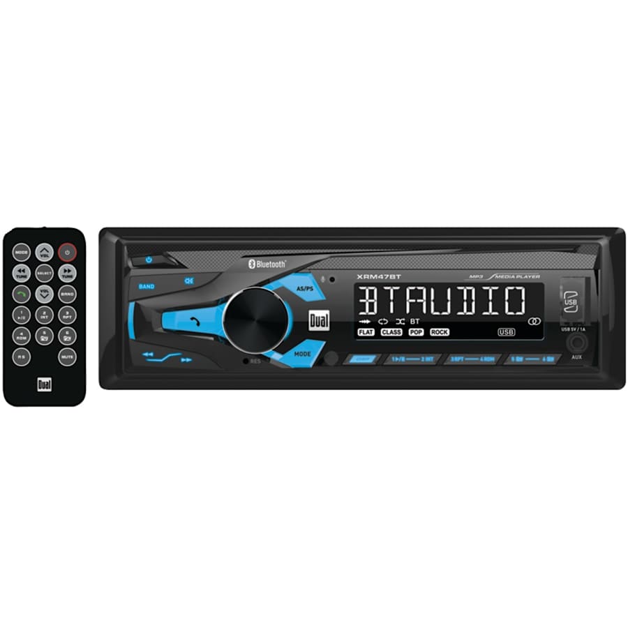 Dual Electronics Dual Single-DIN Mechless Bluetooth AM/FM Receiver for $15 Dual Electronics Dual Single-DIN Mechless Bluetooth AM/FM Receiver for $15