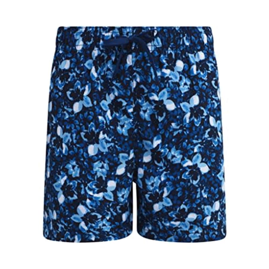 Kanu Surf Men's Standard Monaco Swim Trunks (Regular & Extended Sizes), Plumeria Navy, X-Large for $14