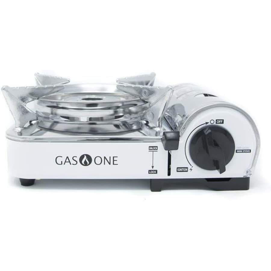GasOne Portable Butane Mini Camp Stove for $27