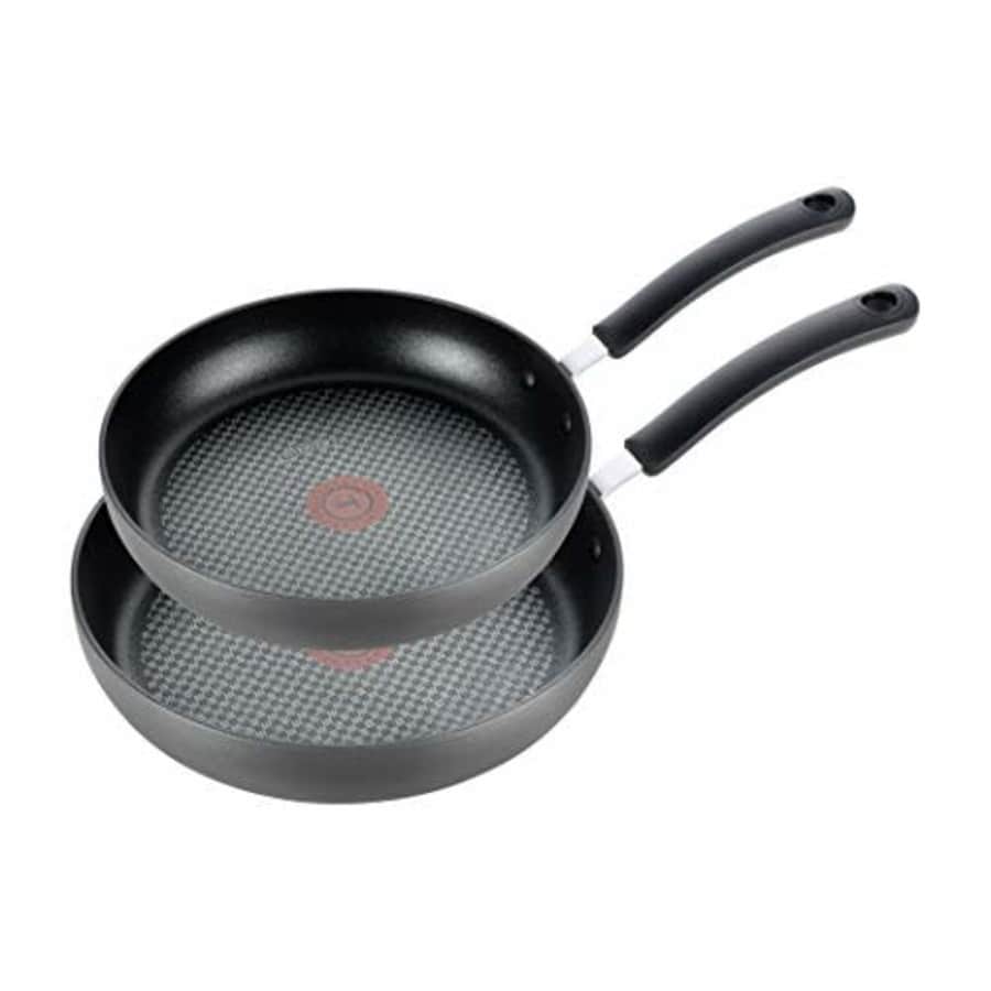 T-Fal T-fal E765S2 Ultimate Hard Anodized Nonstick 8 In and 10 In Fry Pan Cookware Set, 2 Piece Frying for $56