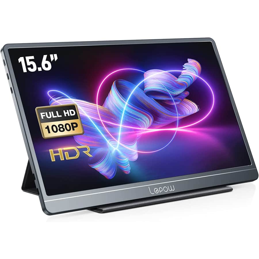 LePow 15.6" 1080p HDR IPS LED Portable Monitor for $160