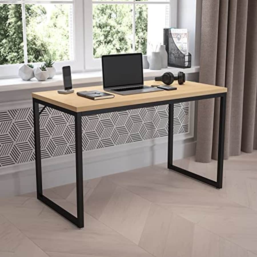 Flash Furniture Tiverton Industrial Modern Desk - Commercial Grade Office Computer Desk and Home for $114