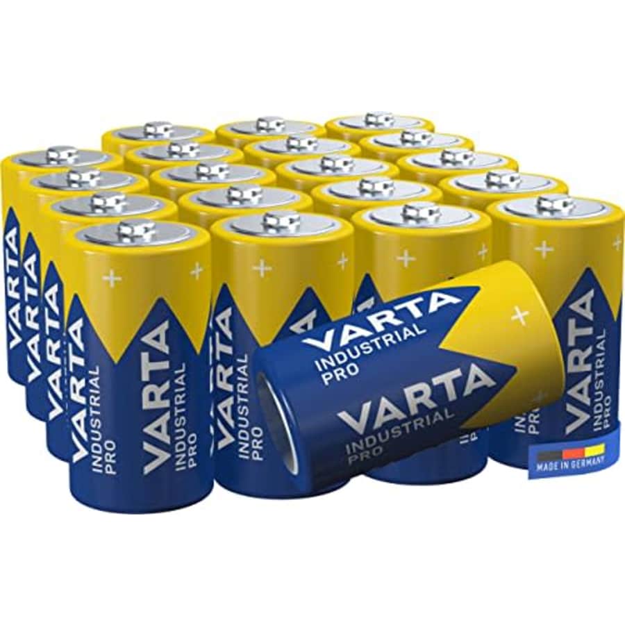VARTA Industrial Size C Alkaline Batteries Pack of 20 for $42