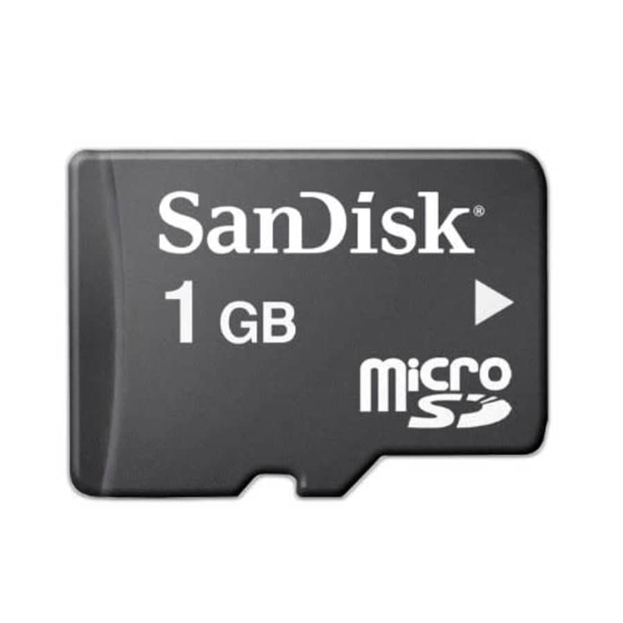 Sandisk 1GB microSD Card (SDSDQ-1024/001G, Bulk) for $11