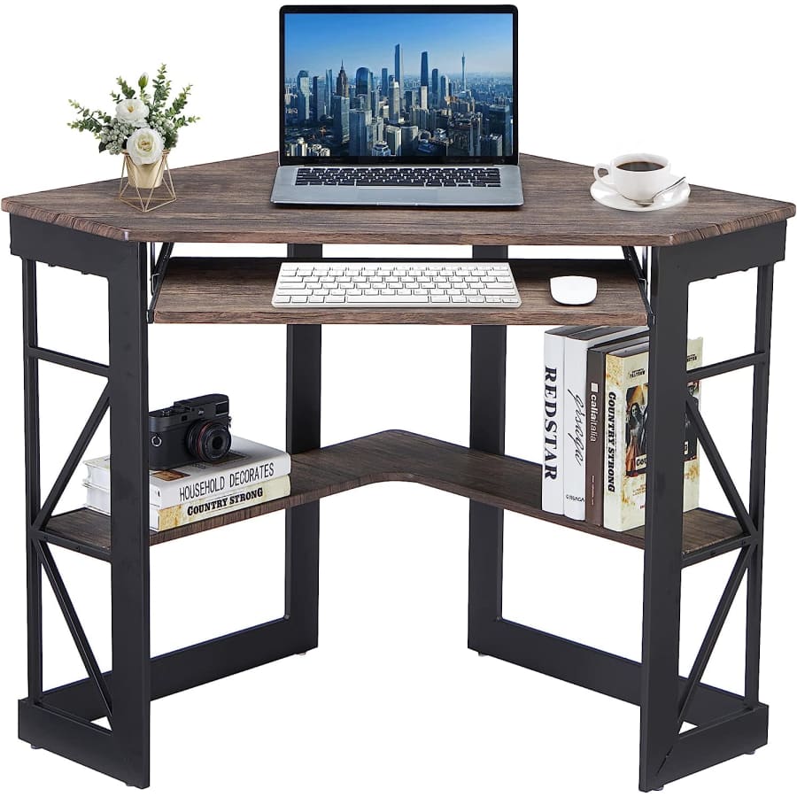 Vecelo Corner Computer Desk for $60