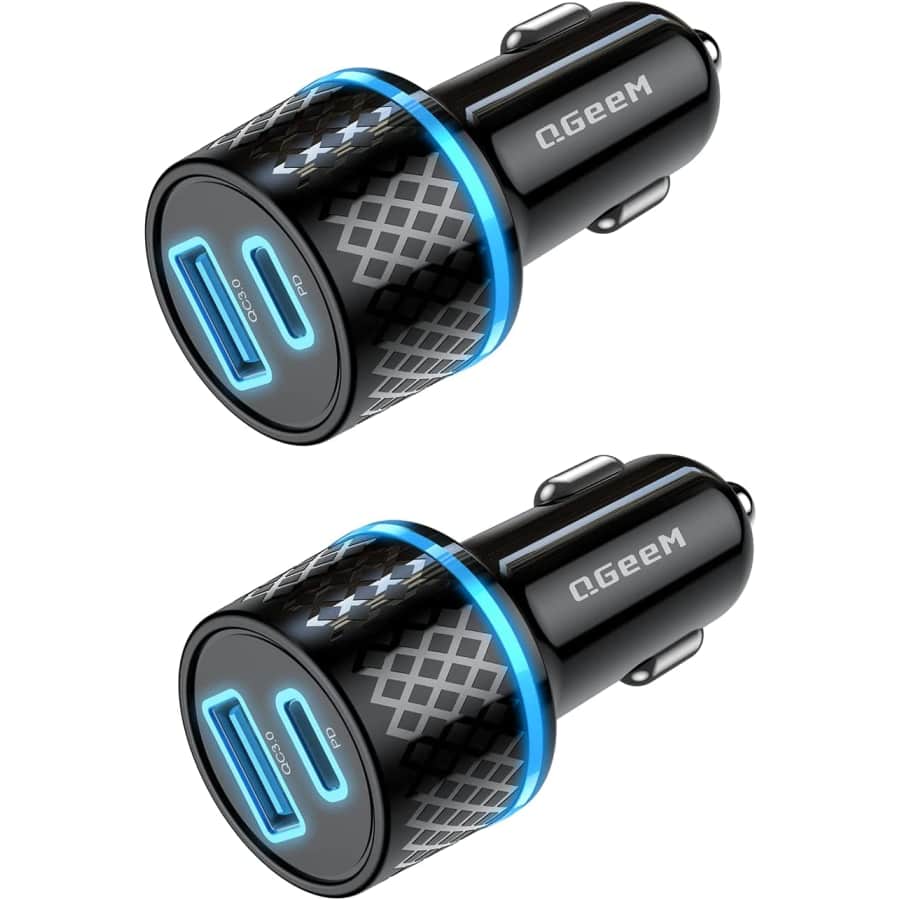 Dual-Port Car Charger 2-Pack for $9 Dual-Port Car Charger 2-Pack for $9