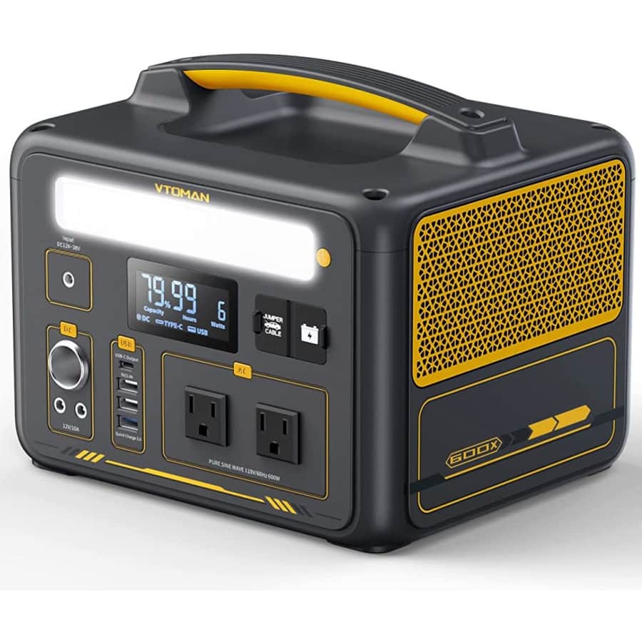 Vtoman Jump 600X 299Wh Portable Power Station for $280 Vtoman Jump 600X 299Wh Portable Power Station for $280